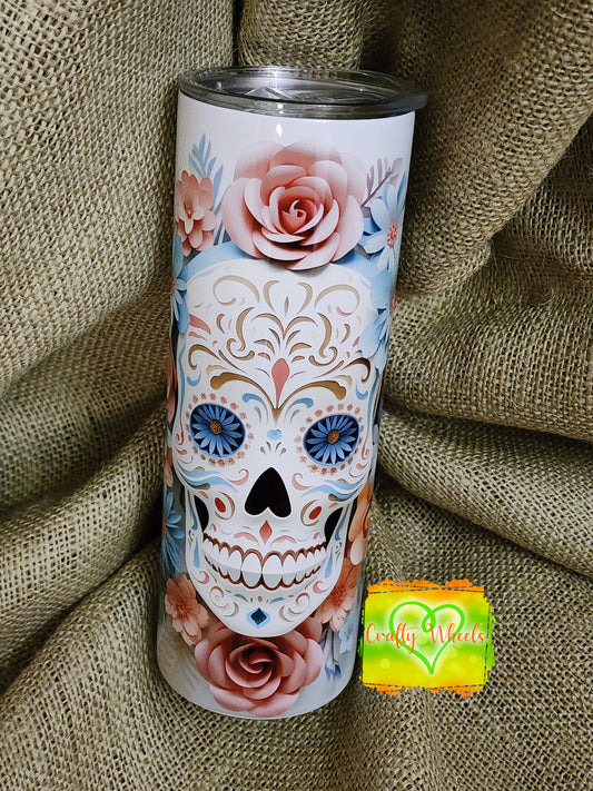 Sugar Skull Tumbler