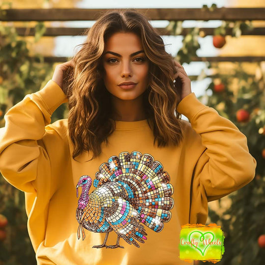 Sweatshirt - Disco Turkey