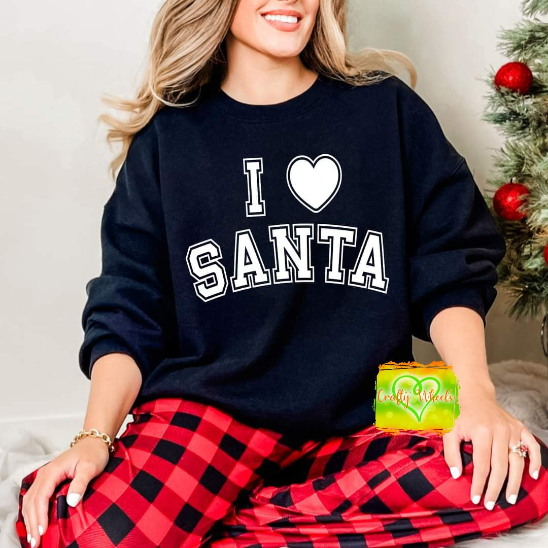 Sweatshirt - I Love Santa